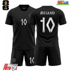 Noruega Martin Odegaard #10 Segunda Equipación Niños Mundial 2026 Manga Corta (+ Pantalones cortos)